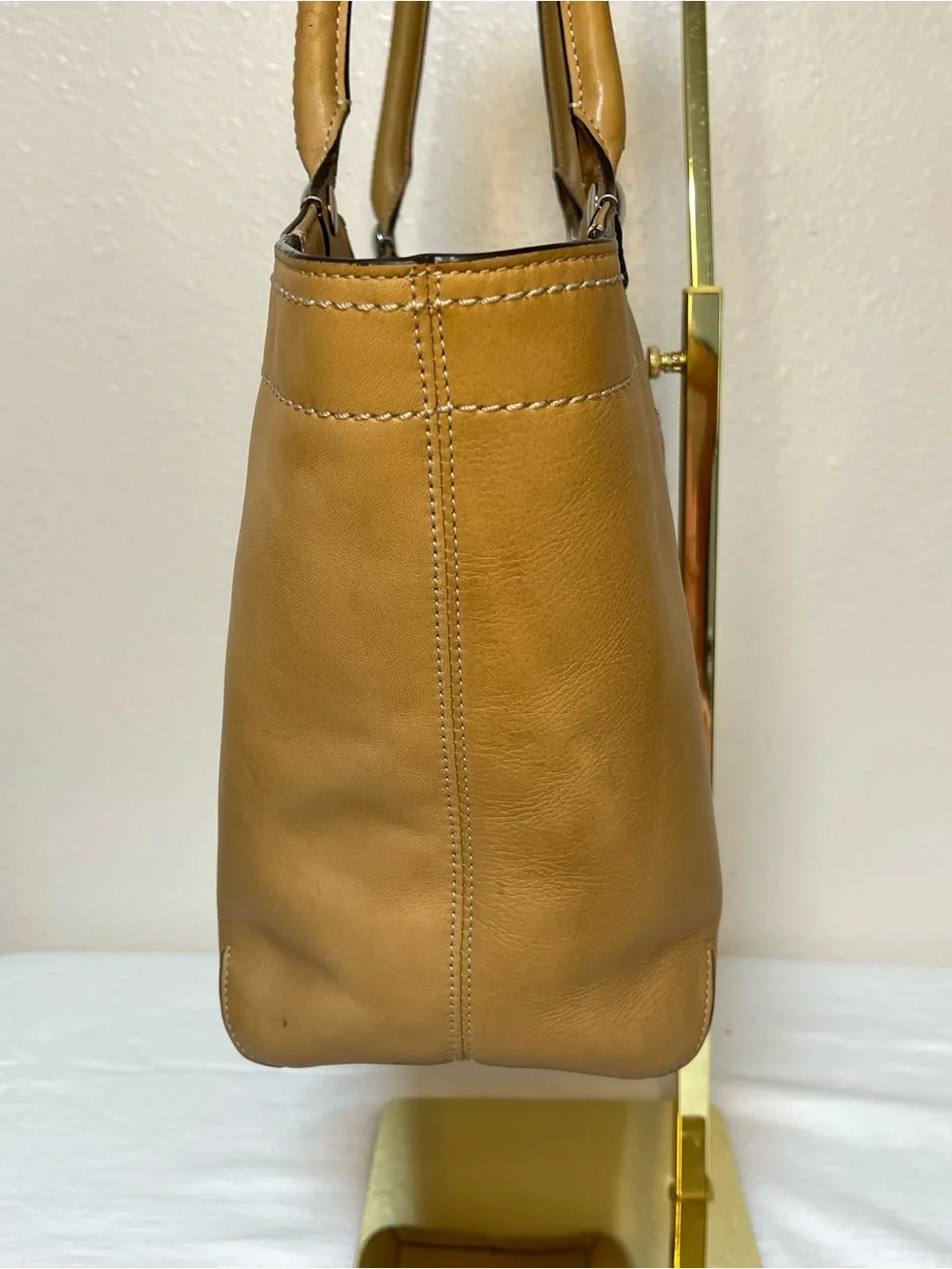 COACH Bleecker Legacy Tote in Tan - Picture 10 of 15